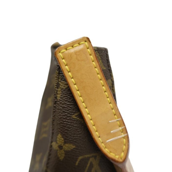 LOUIS VUITTON Monogram Looping MM Brown Coated Canvas Handbag & Shoulder Bag