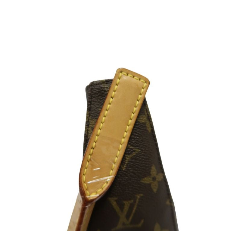 LOUIS VUITTON Monogram Looping MM Brown Coated Canvas Handbag & Shoulder Bag