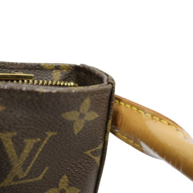LOUIS VUITTON Monogram Looping MM Brown Coated Canvas Handbag & Shoulder Bag
