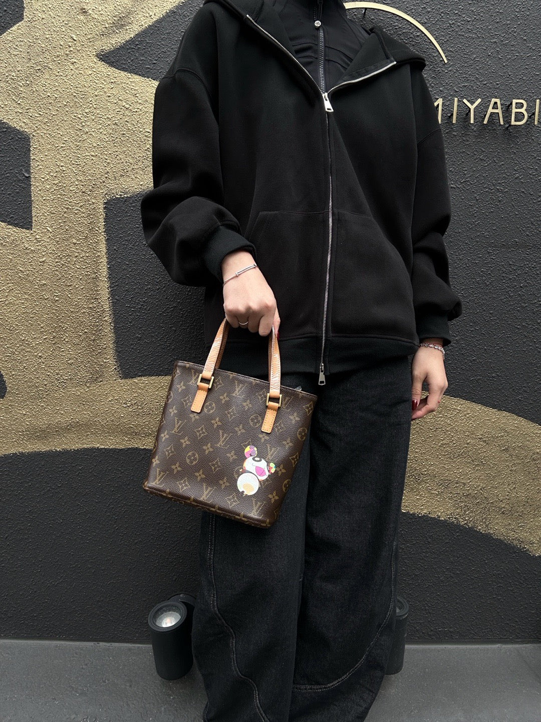 LOUIS VUITTON x Takashi Murakami Monogram Panda Vavin PM Handbag