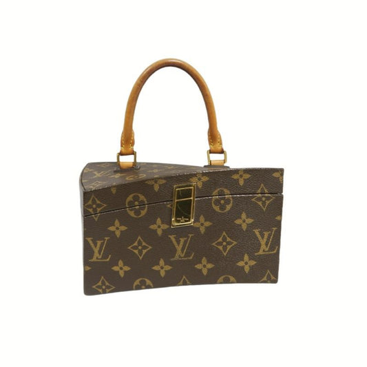 Louis Vuitton Monogram Canvas Twist Box Handbag (PVC Coated Canvas)
