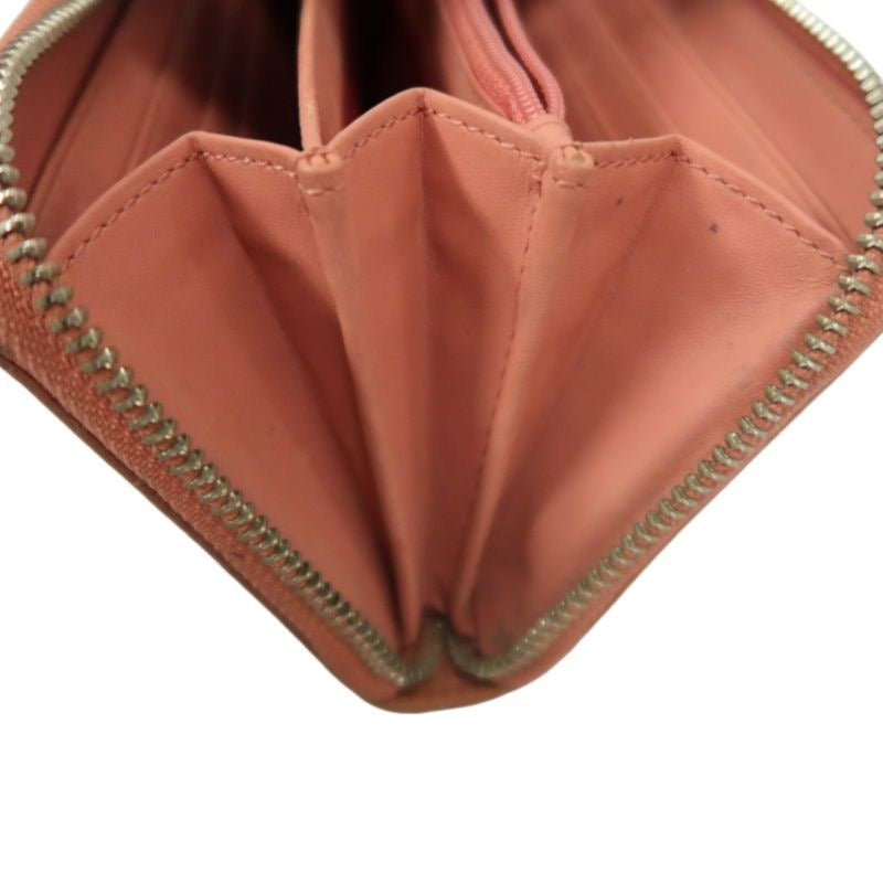 COACH Beige & Pink Signature PVC Wallet