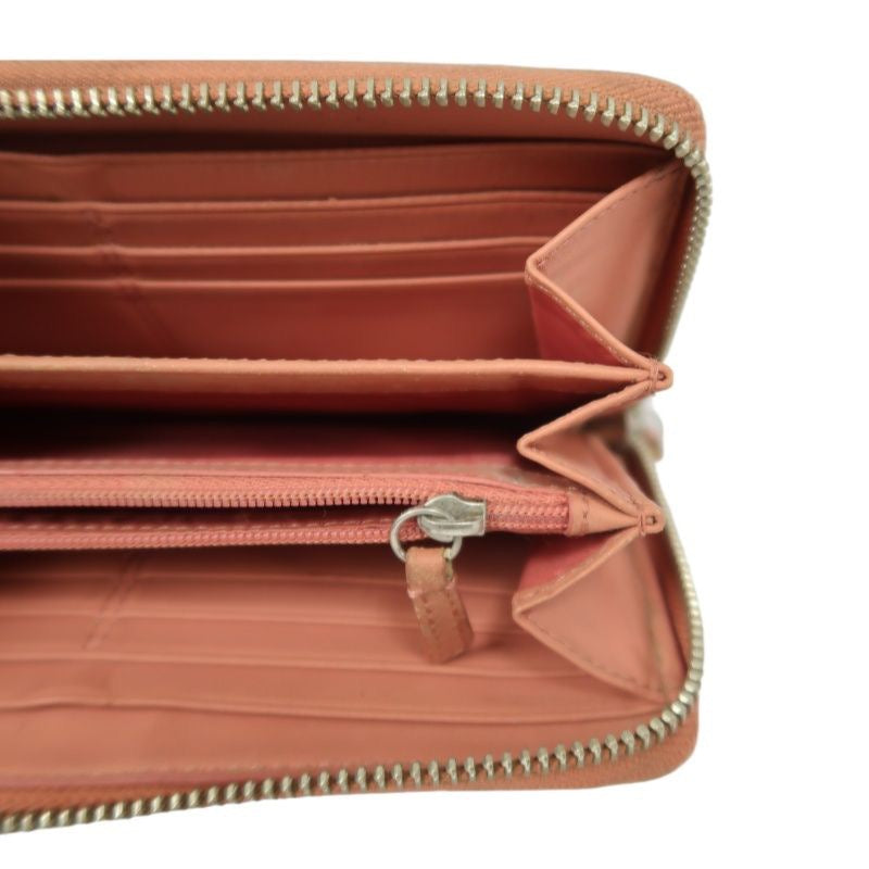 COACH Beige & Pink Signature PVC Wallet