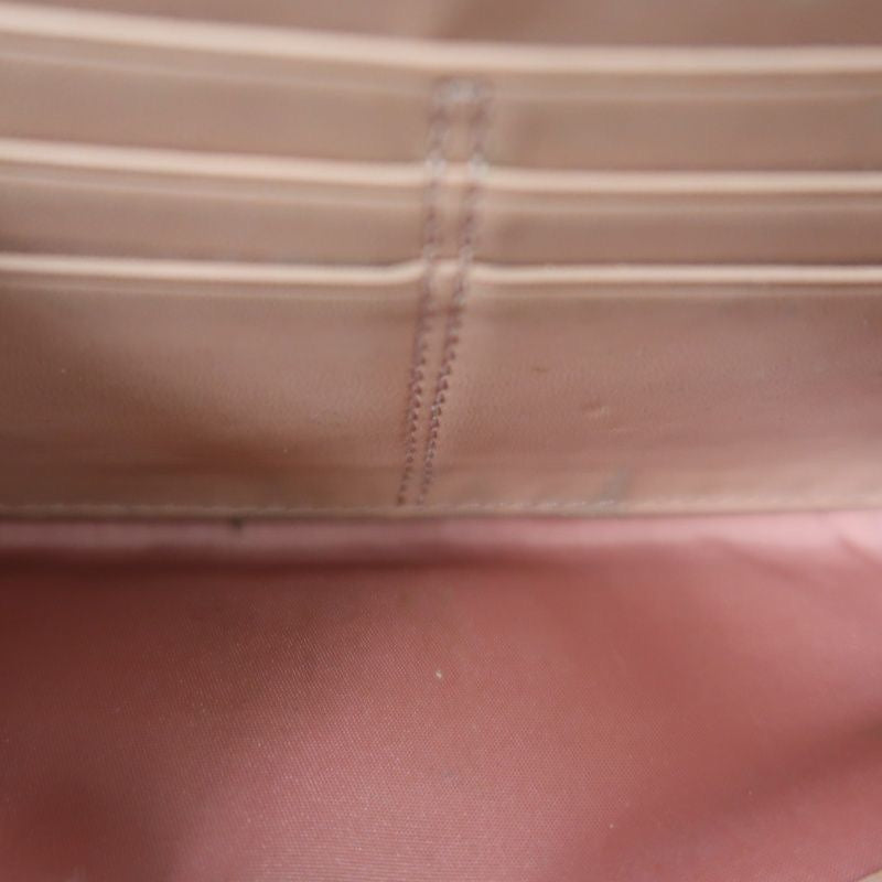 COACH Beige & Pink Signature PVC Wallet