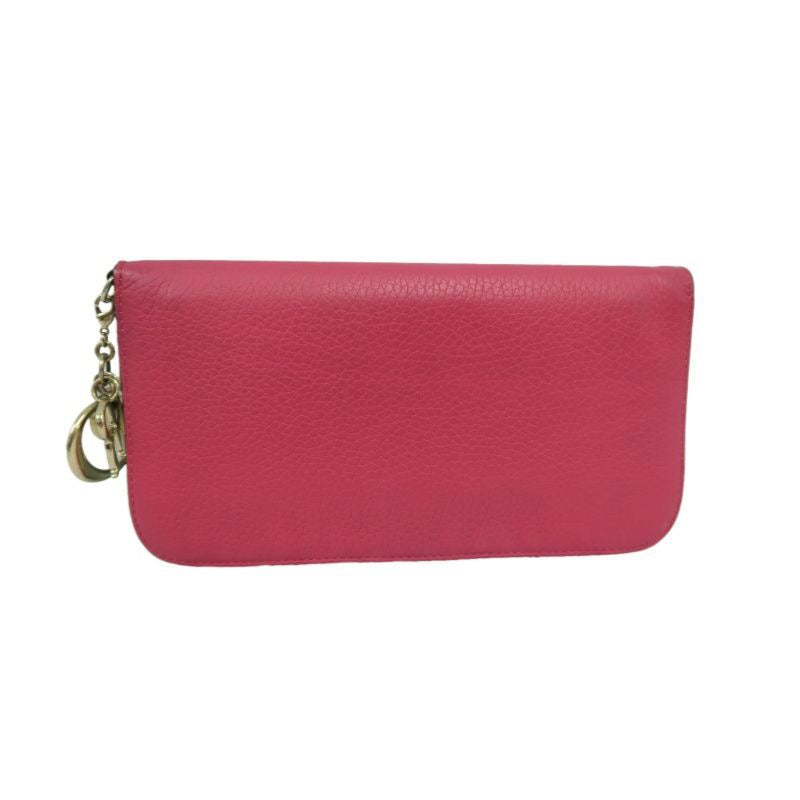 DIOR Pink PVC Long Wallet