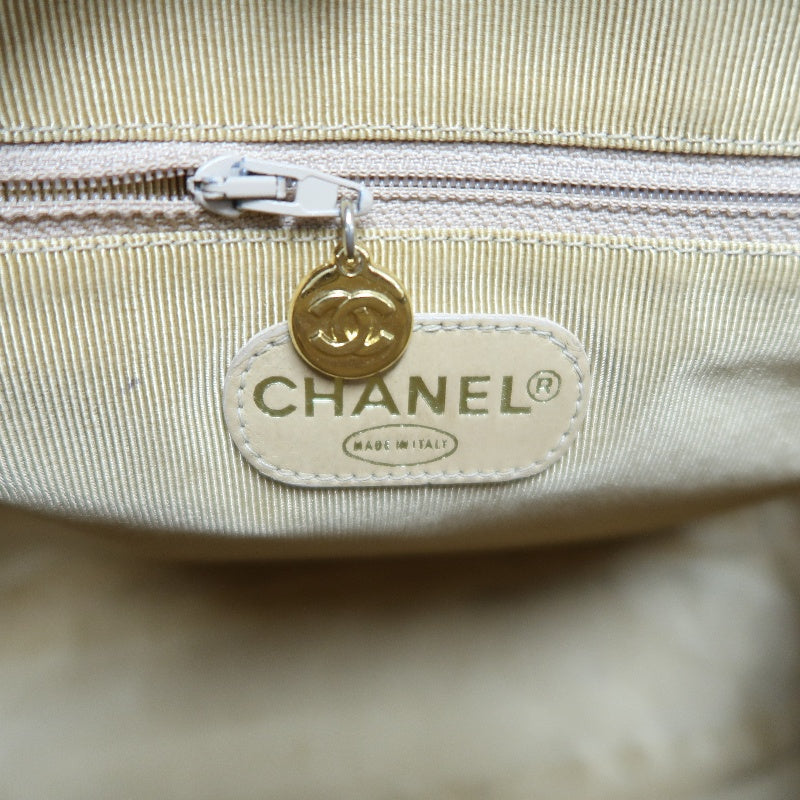 CHANEL Caviar Leather Triple Coco Shoulder Bag (Beige, Gold Hardware, with Guarantee Card)