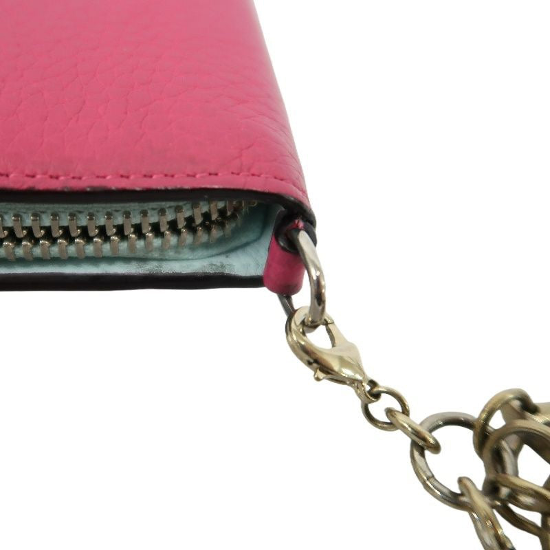 DIOR Pink PVC Long Wallet