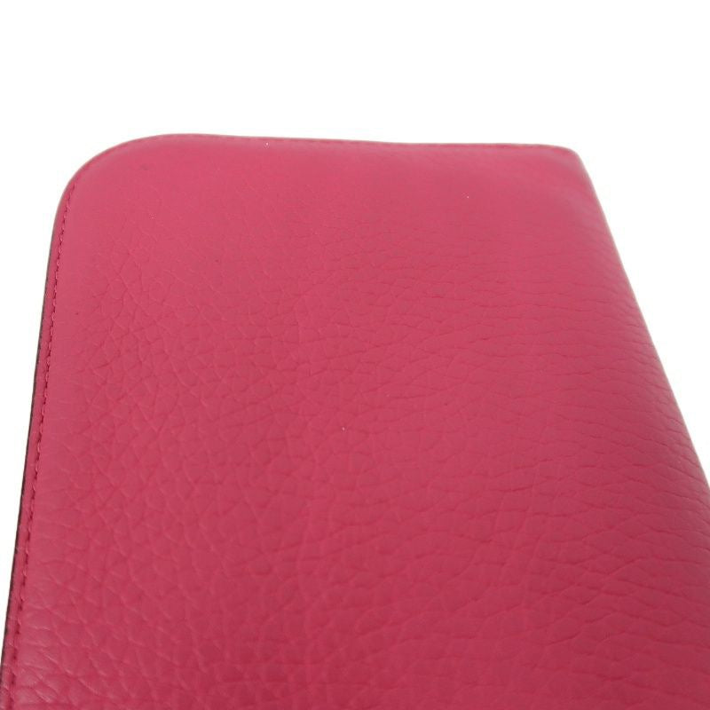 DIOR Pink PVC Long Wallet