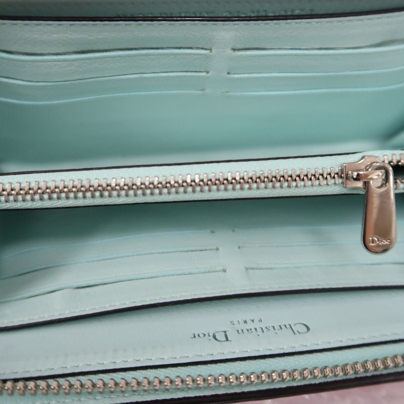 DIOR Pink PVC Long Wallet