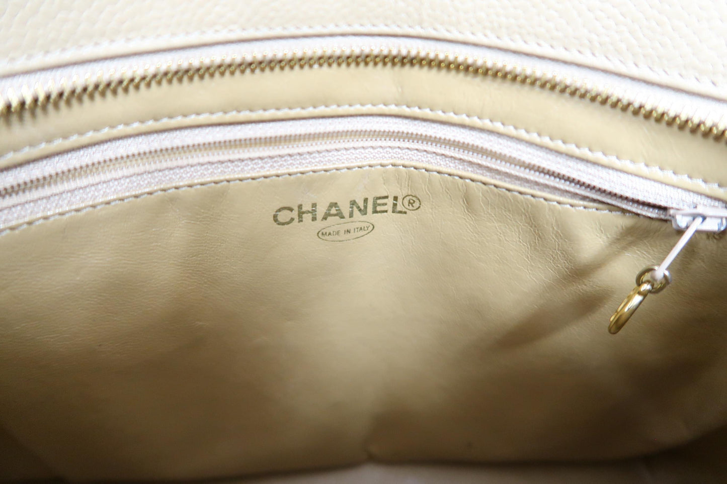Chanel Beige Grained Calfskin Reissue Medallion Tote Bag with Gold-Tone Hardware, Shoulder Bag