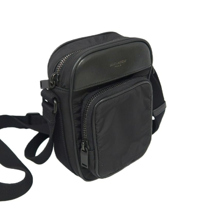 Saint Laurent City Mini Camera Bag in Black Nylon