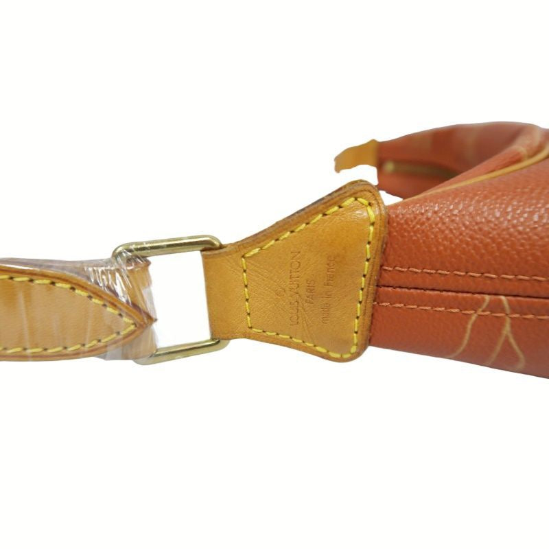 Louis Vuitton Monogram Vuitton Cup Rituelle Bag, Brown Monogram Canvas with Red Leather Trim, Shoulder Bag