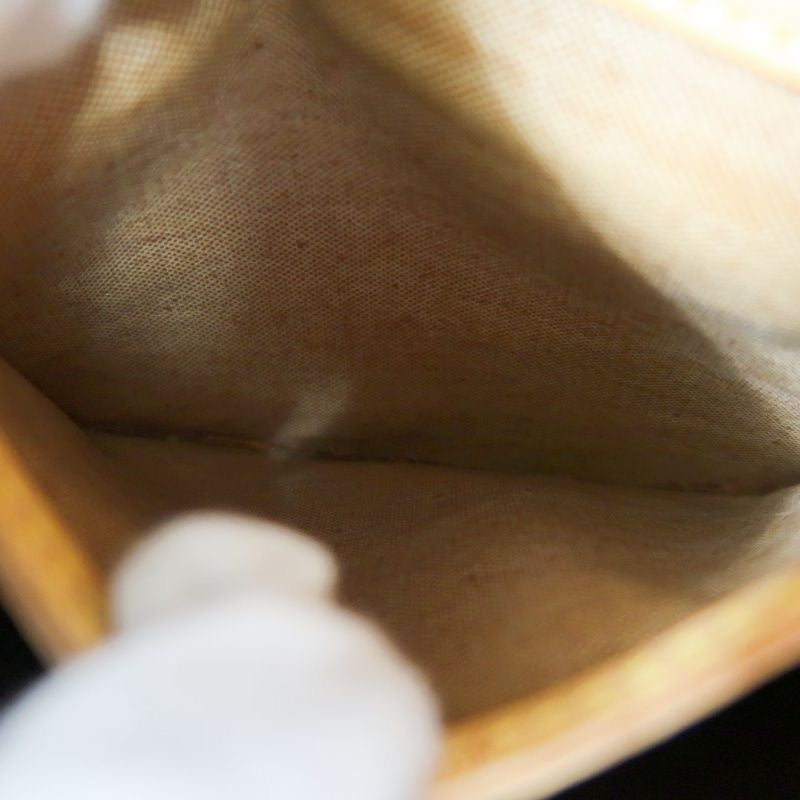 Louis Vuitton Monogram Vuitton Cup Rituelle Bag, Brown Monogram Canvas with Red Leather Trim, Shoulder Bag