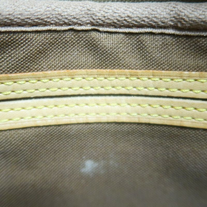 Louis Vuitton Monogram Vuitton Cup Rituelle Bag, Brown Monogram Canvas with Red Leather Trim, Shoulder Bag