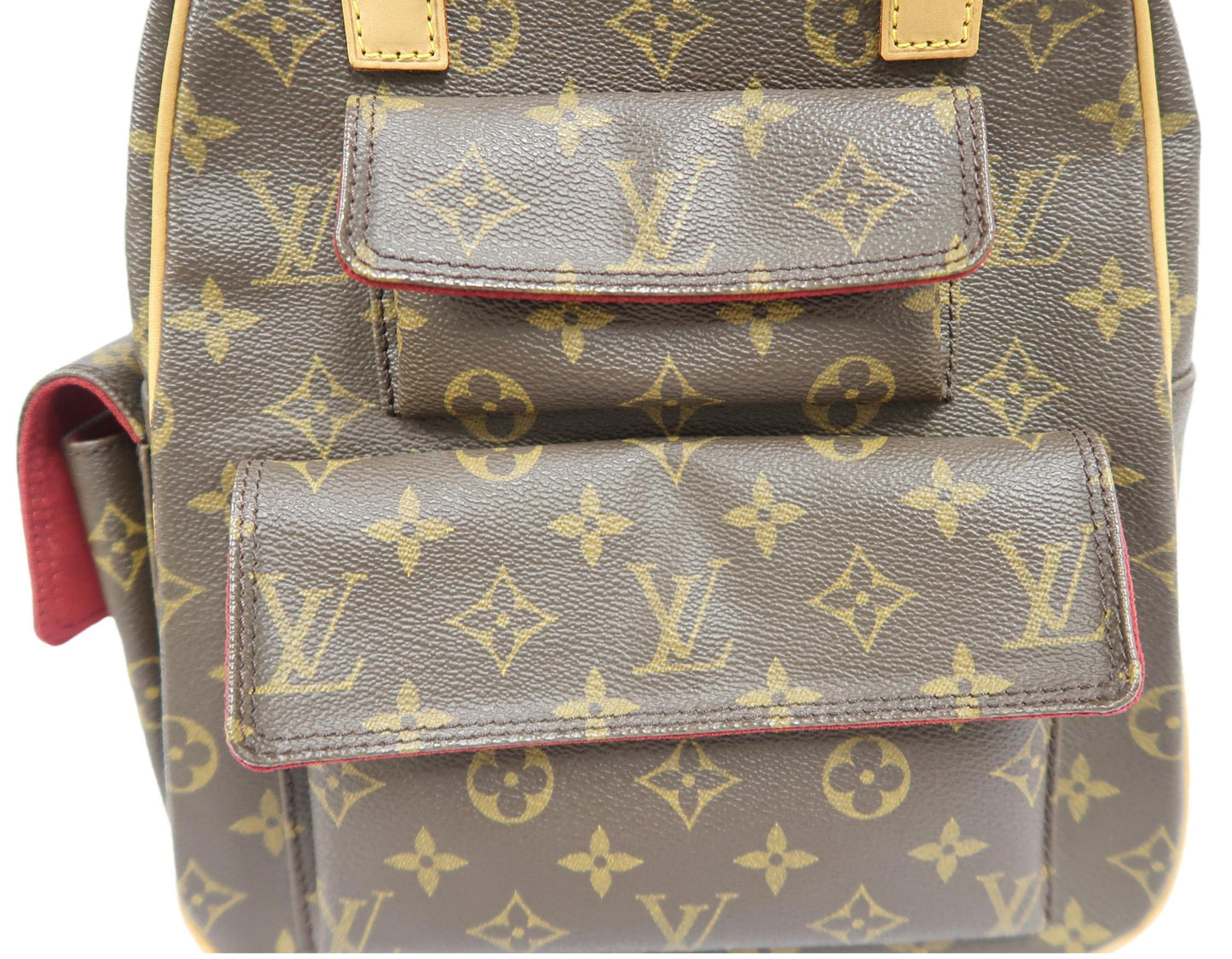 LOUIS VUITTON Monogram Excentri-Cité, Brown, Top Handle & Shoulder Bag, Coated Canvas
