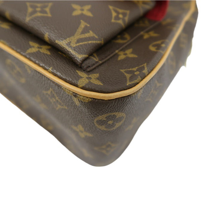 LOUIS VUITTON Monogram Excentri-Cité, Brown, Top Handle & Shoulder Bag, Coated Canvas