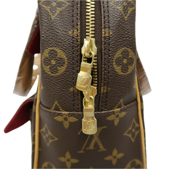 LOUIS VUITTON Monogram Excentri-Cité, Brown, Top Handle & Shoulder Bag, Coated Canvas