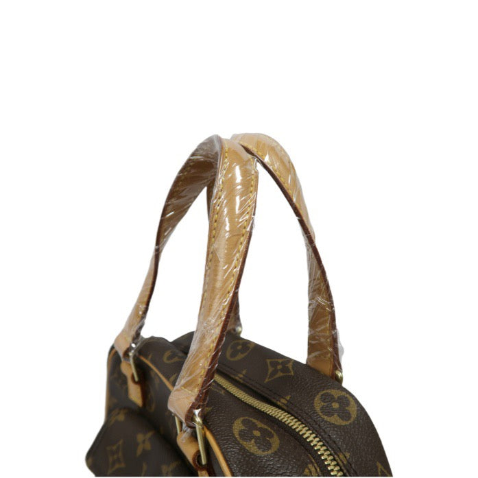 LOUIS VUITTON Monogram Excentri-Cité, Brown, Top Handle & Shoulder Bag, Coated Canvas