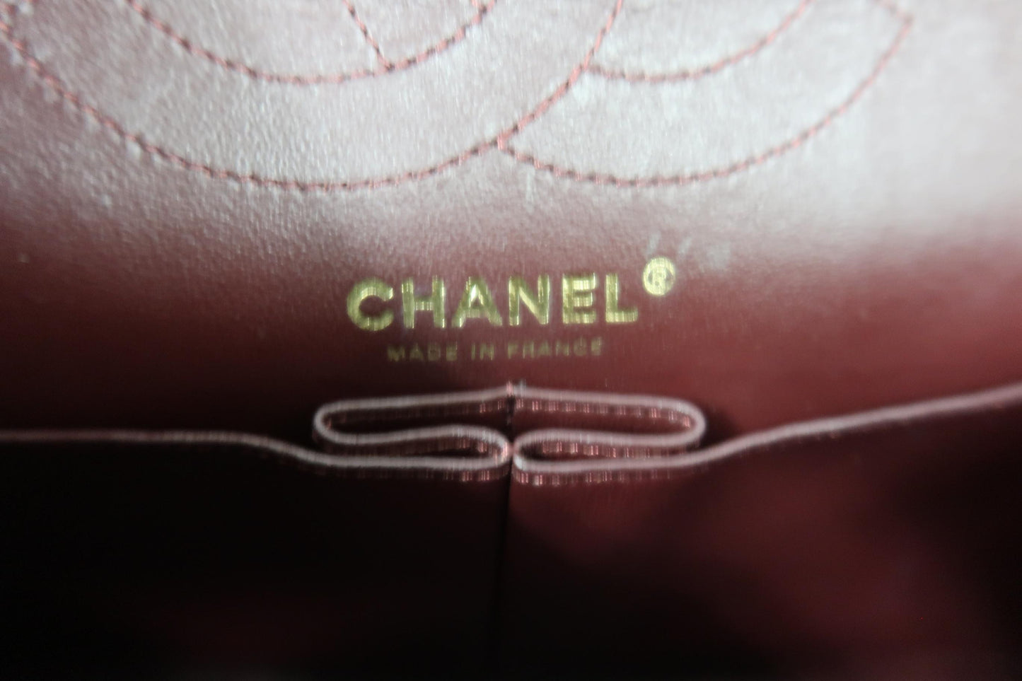 Chanel Black Patent Leather 2.55 Shoulder Bag with Gold Hardware
