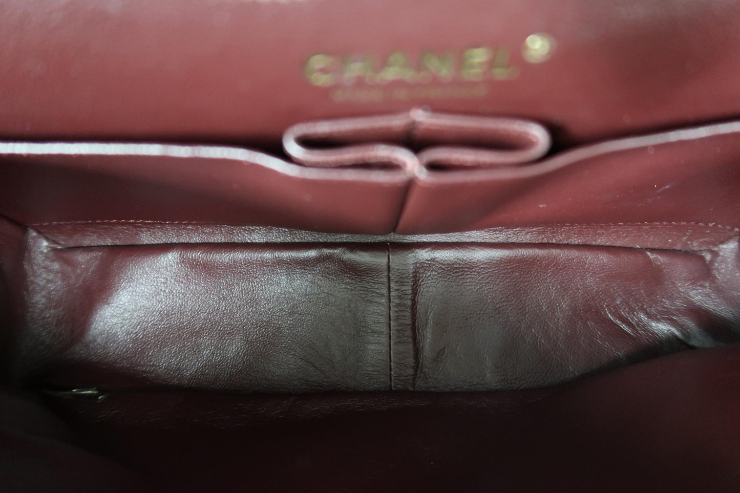 Chanel Black Patent Leather 2.55 Shoulder Bag with Gold Hardware