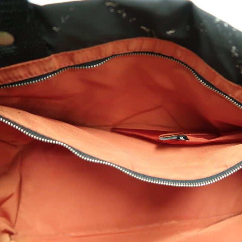 Chanel Travel Tote Bag Black Nylon with Authenticity Card