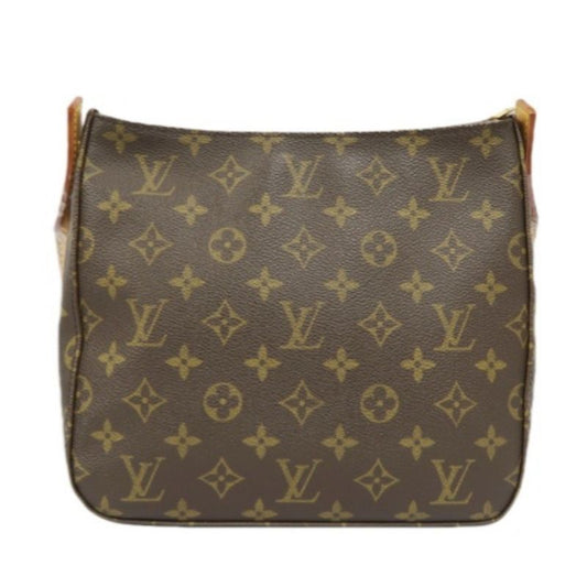 Louis Vuitton Monogram Looping MM Shoulder Bag Brown