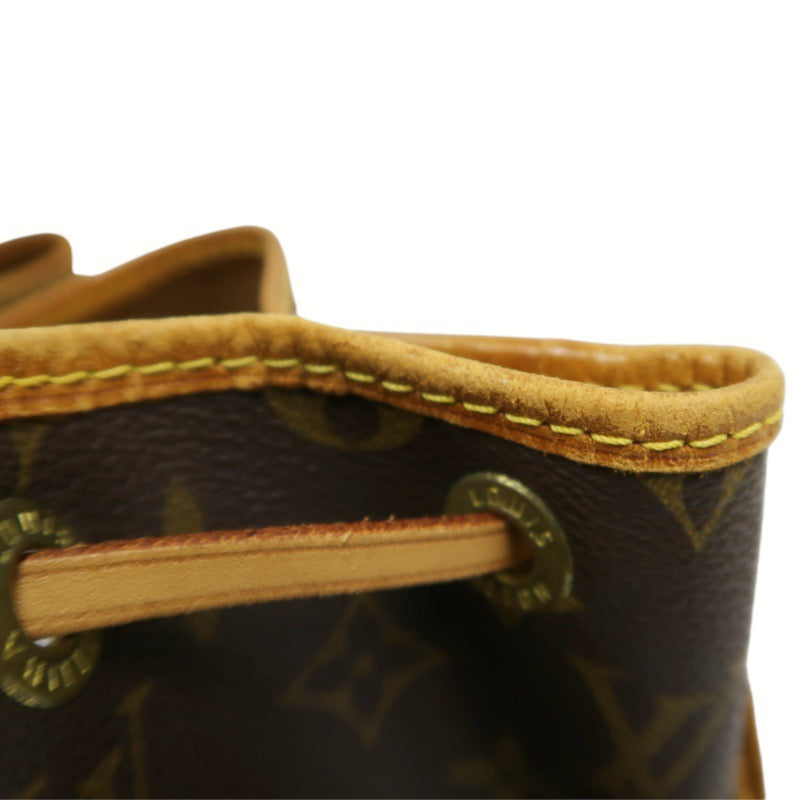 LOUIS VUITTON Monogram Petit Noe, Brown, Shoulder Bag