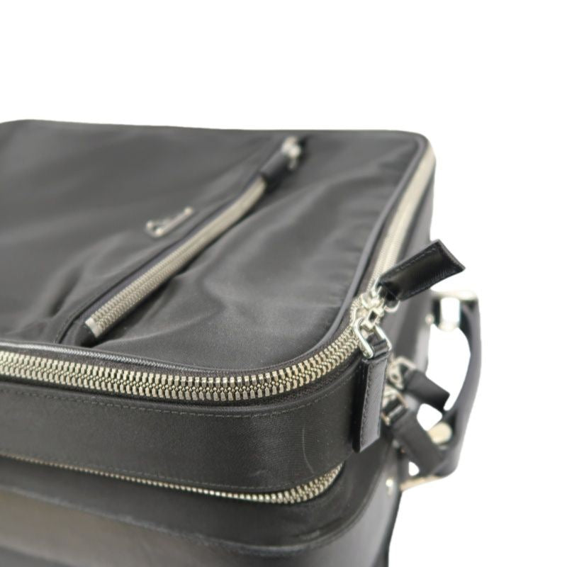 Prada Carry Bag VV031M, Black Nylon, with Dust Bag, Authenticity Card, Name Tag and 2 Dial Locks