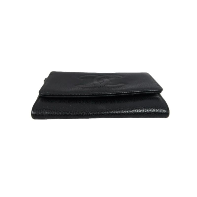 Chanel Black Caviar Leather Card Holder