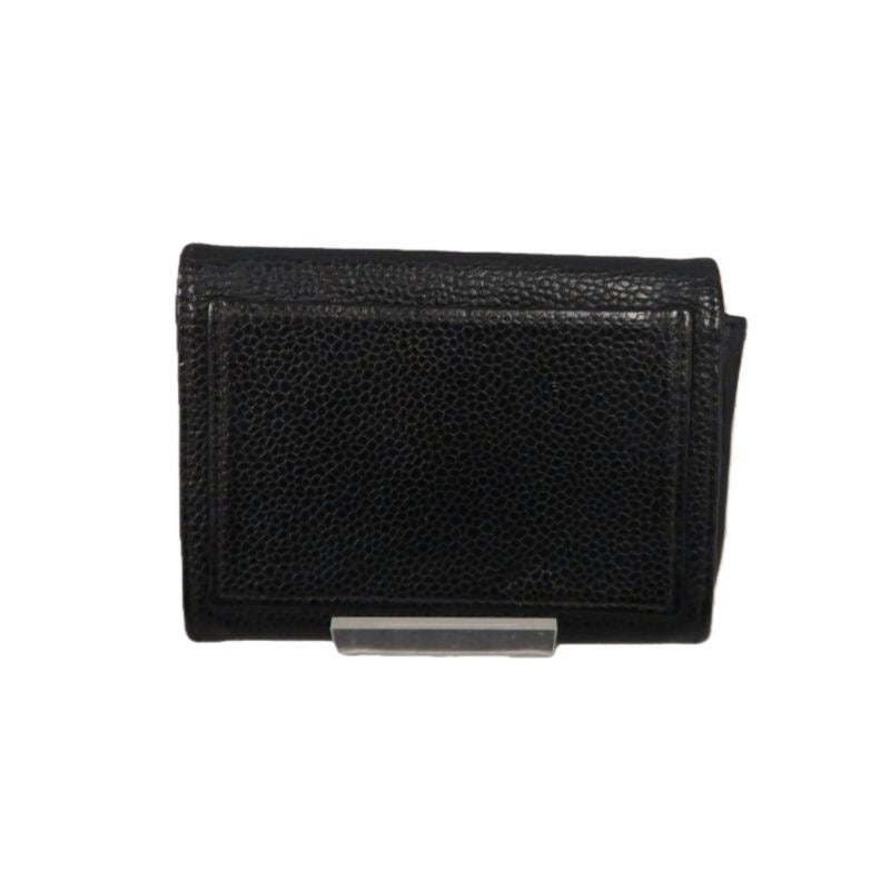 Chanel Black Caviar Leather Card Holder