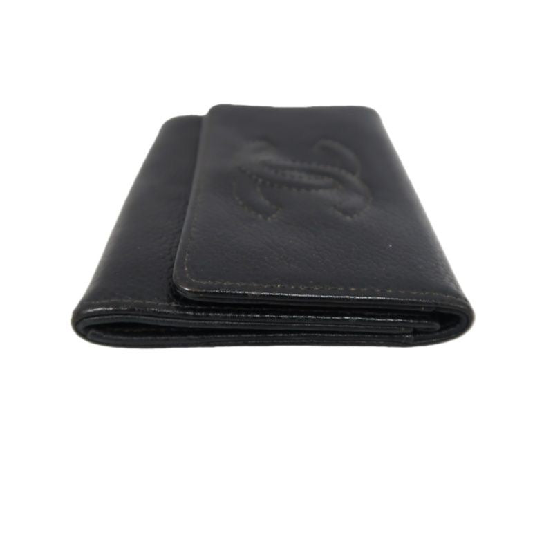 Chanel Black Caviar Leather Card Holder