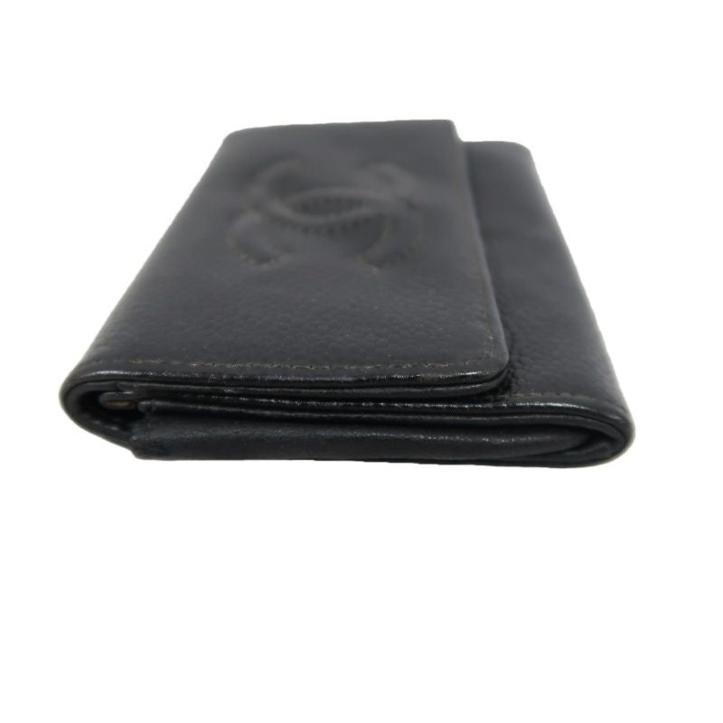 Chanel Black Caviar Leather Card Holder
