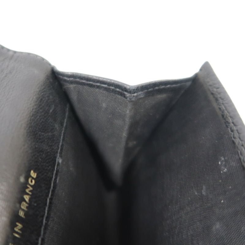 Chanel Black Caviar Leather Card Holder