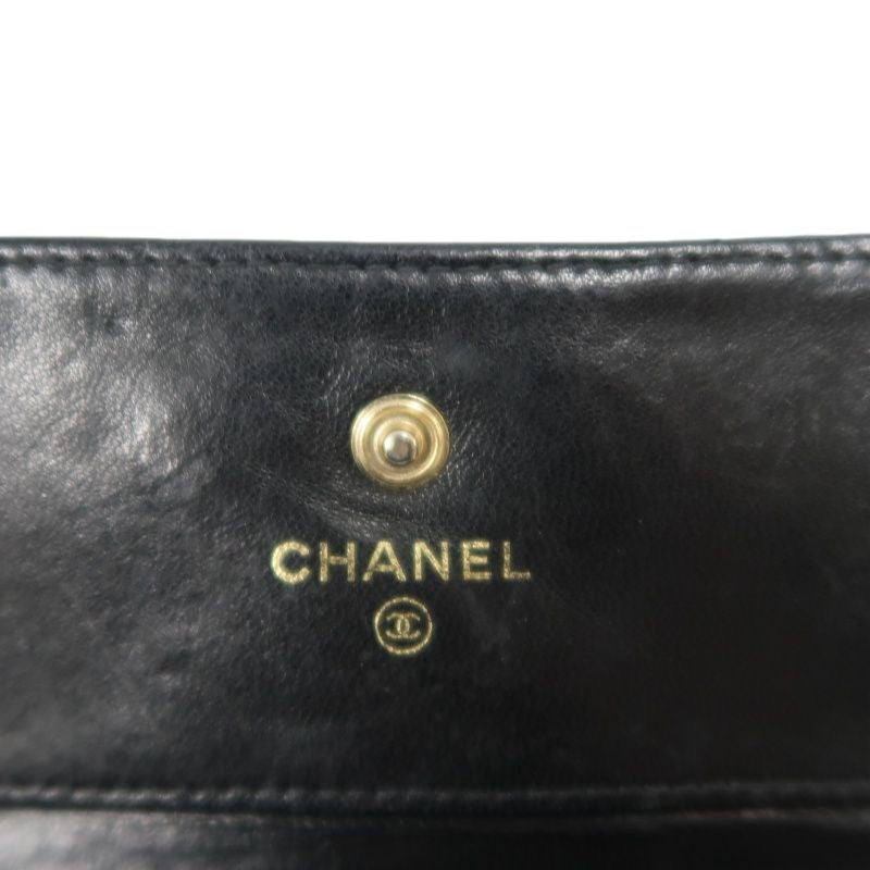 Chanel Black Caviar Leather Card Holder