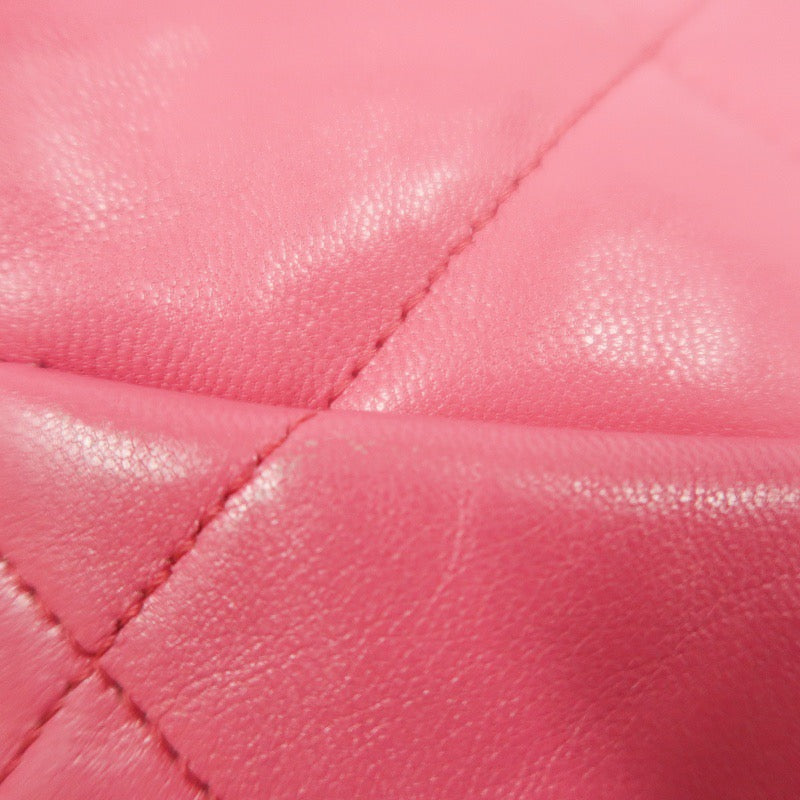 Chanel 19 Flap Bag in Pink Lambskin with Gold Hardware