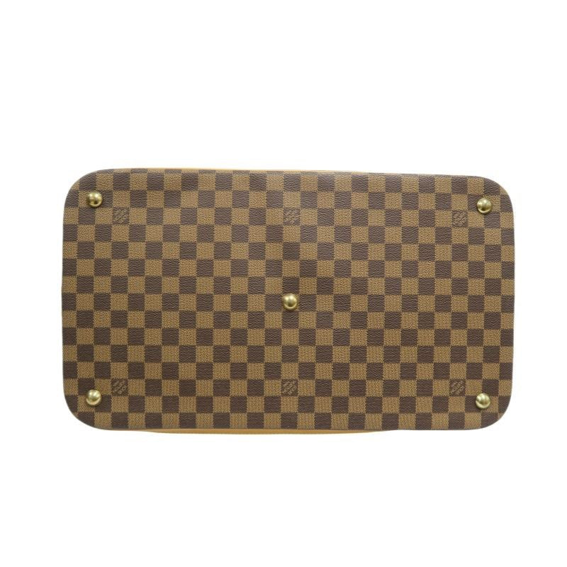 LOUIS VUITTON Damier Ebene Cruiser 45 Handbag, comes with 2 Cadena locks, 2 name tags and pochette.