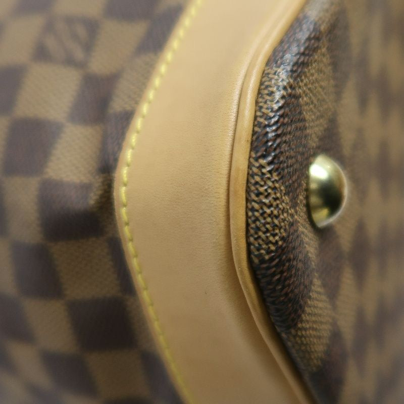 LOUIS VUITTON Damier Ebene Cruiser 45 Handbag, comes with 2 Cadena locks, 2 name tags and pochette.