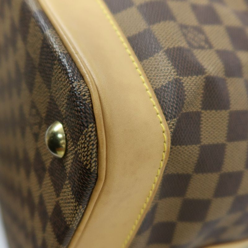 LOUIS VUITTON Damier Ebene Cruiser 45 Handbag, comes with 2 Cadena locks, 2 name tags and pochette.