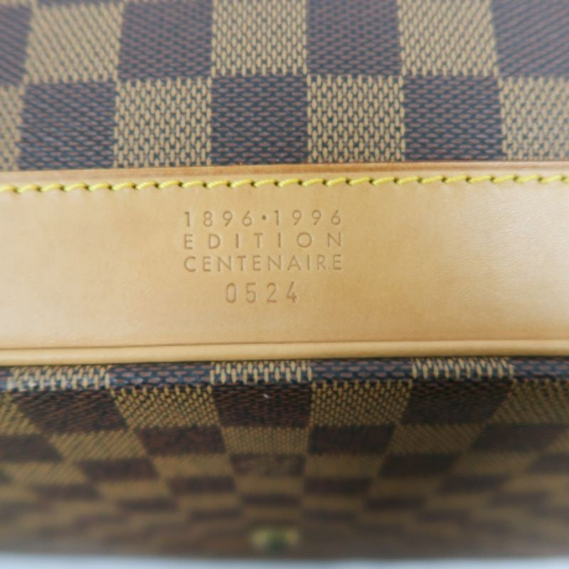 LOUIS VUITTON Damier Ebene Cruiser 45 Handbag, comes with 2 Cadena locks, 2 name tags and pochette.