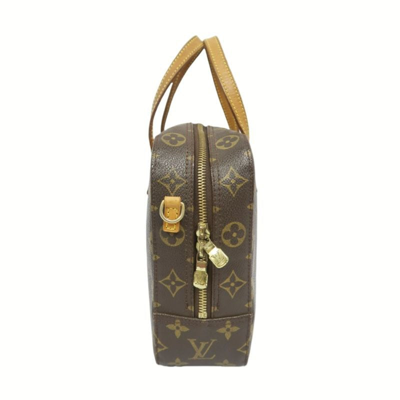 LOUIS VUITTON Monogram Spontini Handbag, Brown, Crossbody Bag (PVC Material)