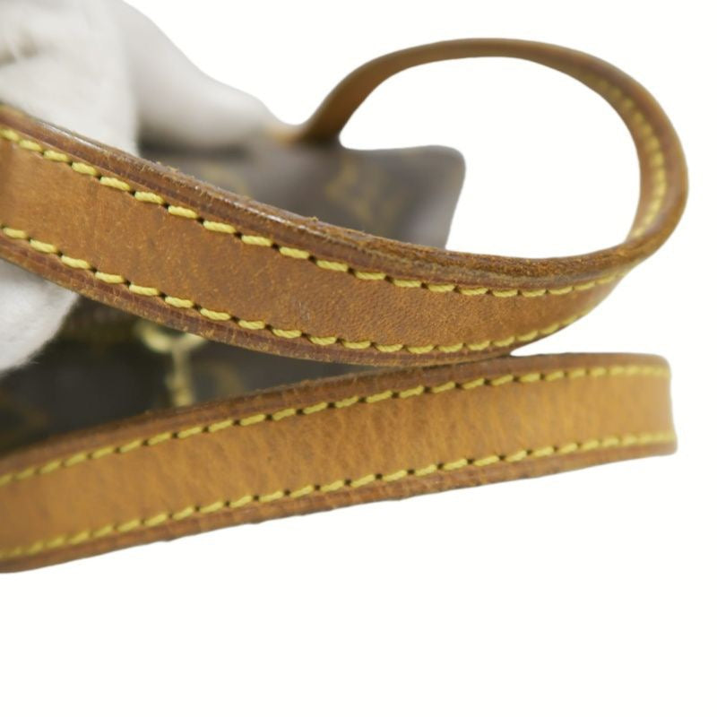 LOUIS VUITTON Monogram Spontini Handbag, Brown, Crossbody Bag (PVC Material)