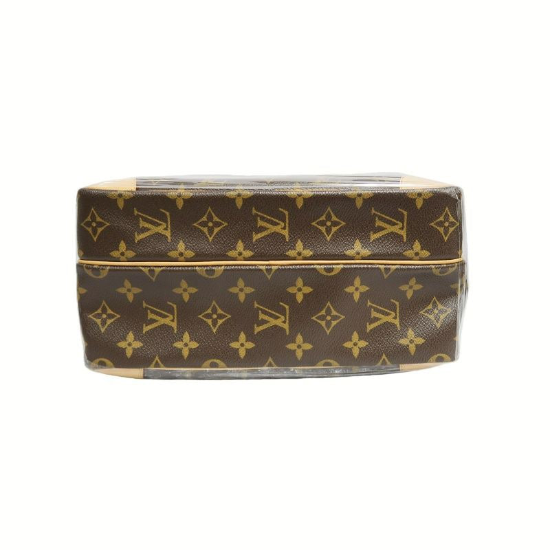 LOUIS VUITTON Monogram Nile Shoulder Bag, Brown, Double-Layer Camera Crossbody Bag (PVC Material)