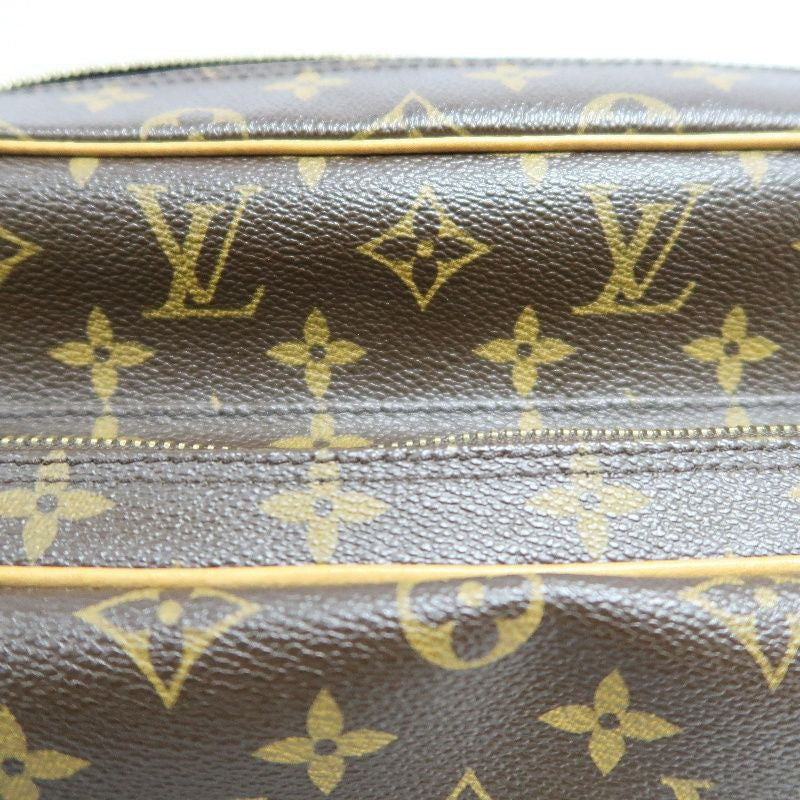 LOUIS VUITTON Monogram Nile Shoulder Bag, Brown, Double-Layer Camera Crossbody Bag (PVC Material)