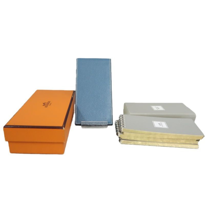 HERMES Memo Pad with Cover Case, Square B Stamp (2000)