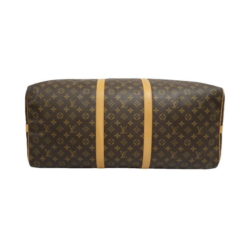 Louis Vuitton Monogram Keepall Bandouliere 60 Boston Bag, with Name Tag and Shoulder Strap