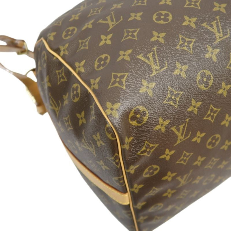 Louis Vuitton Monogram Keepall Bandouliere 60 Boston Bag, with Name Tag and Shoulder Strap