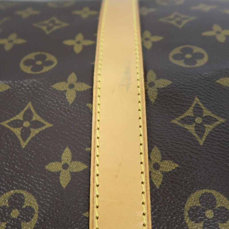 Louis Vuitton Monogram Keepall Bandouliere 60 Boston Bag, with Name Tag and Shoulder Strap
