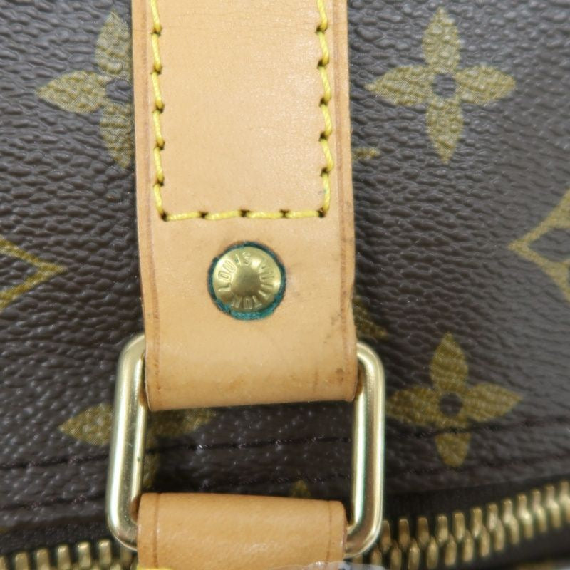 Louis Vuitton Monogram Keepall Bandouliere 60 Boston Bag, with Name Tag and Shoulder Strap