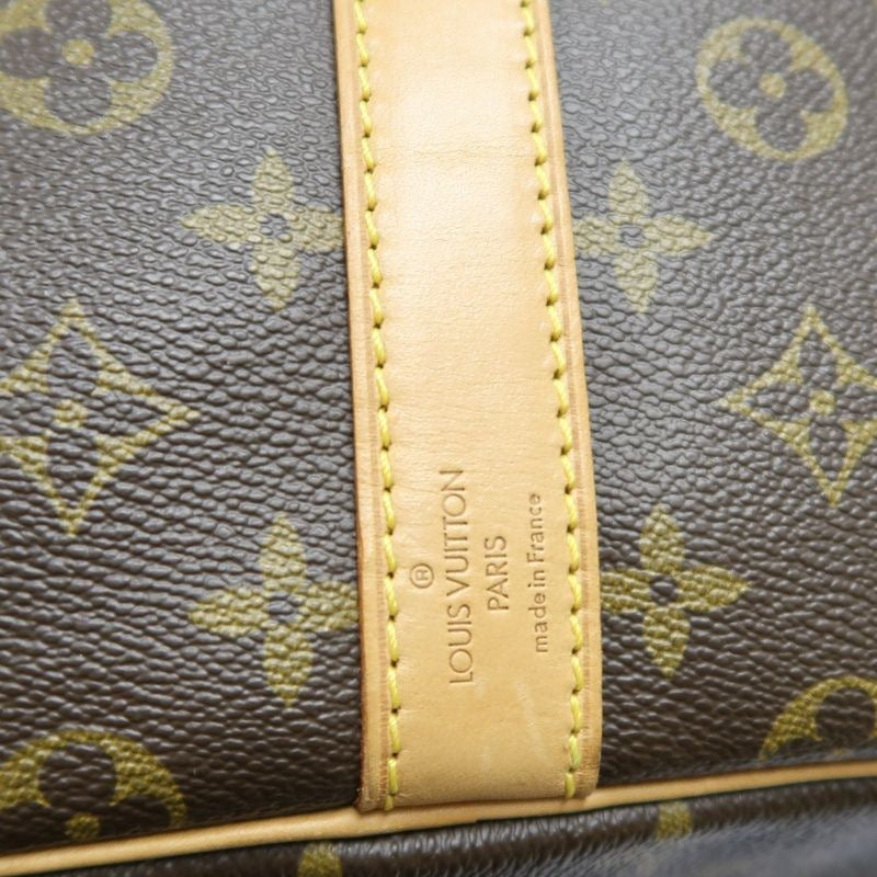 Louis Vuitton Monogram Keepall Bandouliere 60 Boston Bag, with Name Tag and Shoulder Strap