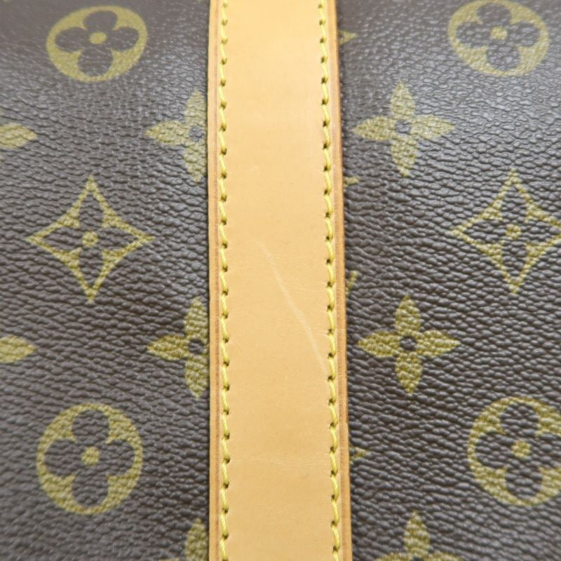 Louis Vuitton Monogram Keepall Bandouliere 60 Boston Bag, with Name Tag and Shoulder Strap
